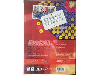 Zdjęcie tyłu opakowania gry edukacyjnej Ojcowie wolności